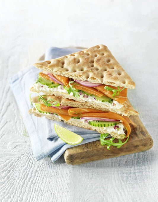 Recette de club sandwich au SOLMON® Fumé Bio
